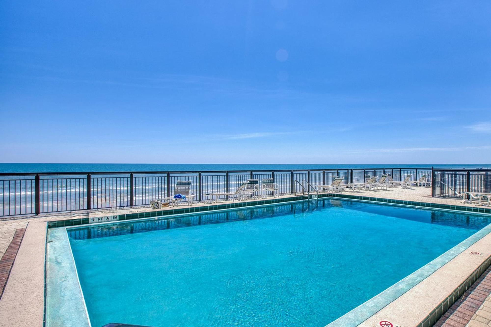 Ocean View With A Beachfront Pool At Ocean Trillium Condo ~ 403 新士麦那海滩 外观 照片