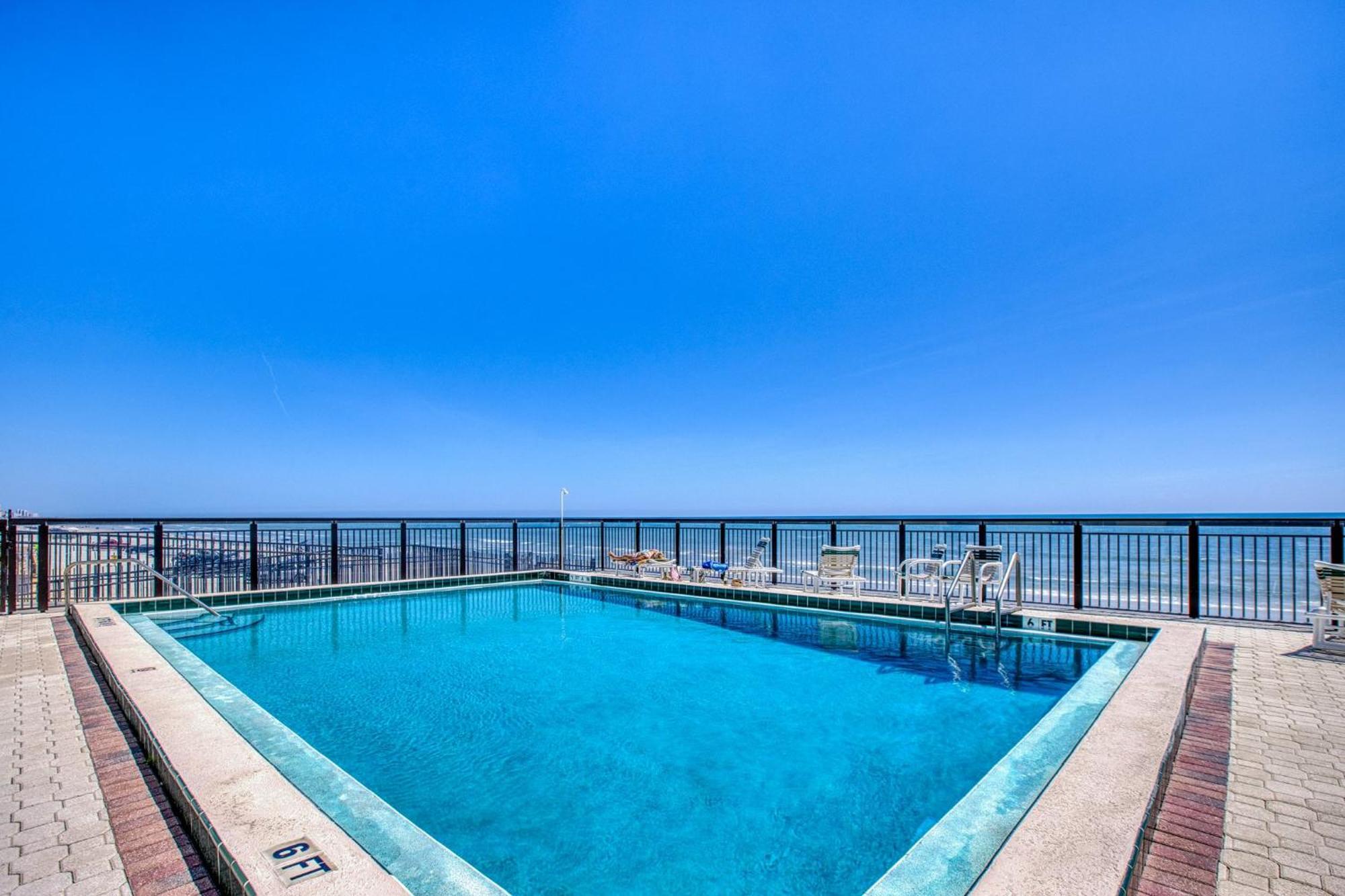 Ocean View With A Beachfront Pool At Ocean Trillium Condo ~ 403 新士麦那海滩 外观 照片