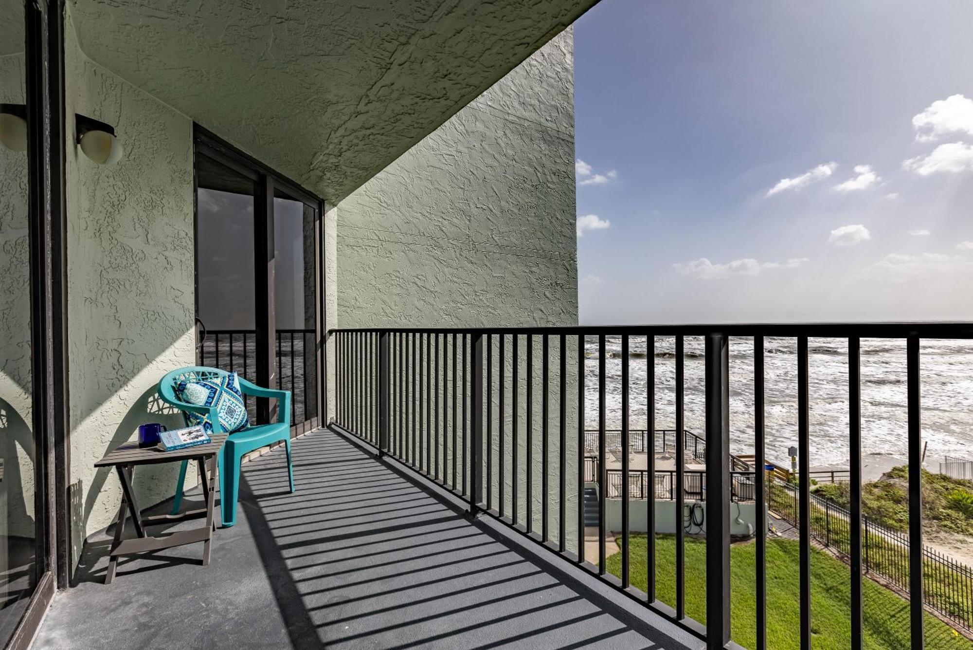Ocean View With A Beachfront Pool At Ocean Trillium Condo ~ 403 新士麦那海滩 外观 照片
